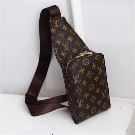 Louis Vuitton sling bag brown